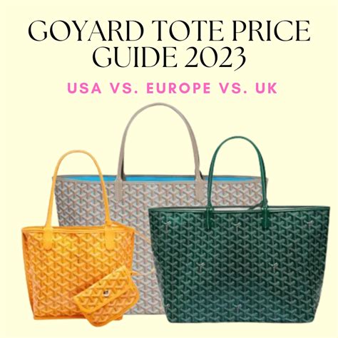 goyard bag price france|goyard france price 2022.